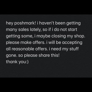 ACCEPTING ALL REASONABLE OFFERS *read description*